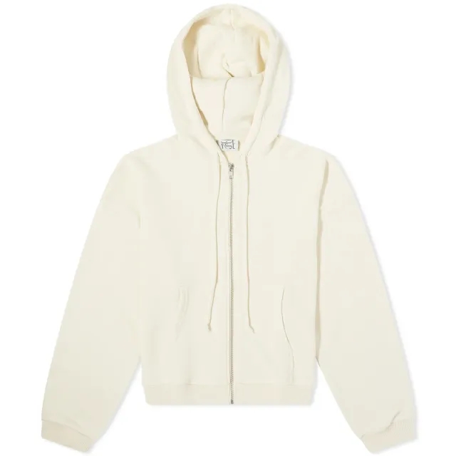 Baserange Women's Rim Zipped Hoodie Undyed