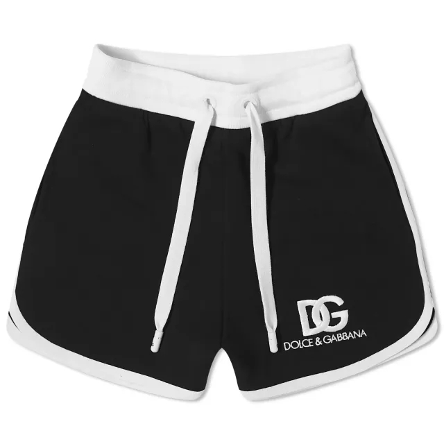 Dolce & Gabbana Women's Logo Sweat Shorts Black