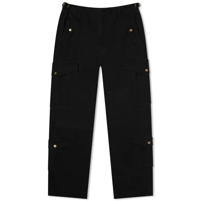 FrizmWORKS Men's Jungle Cloth Field Cargo Pants Black