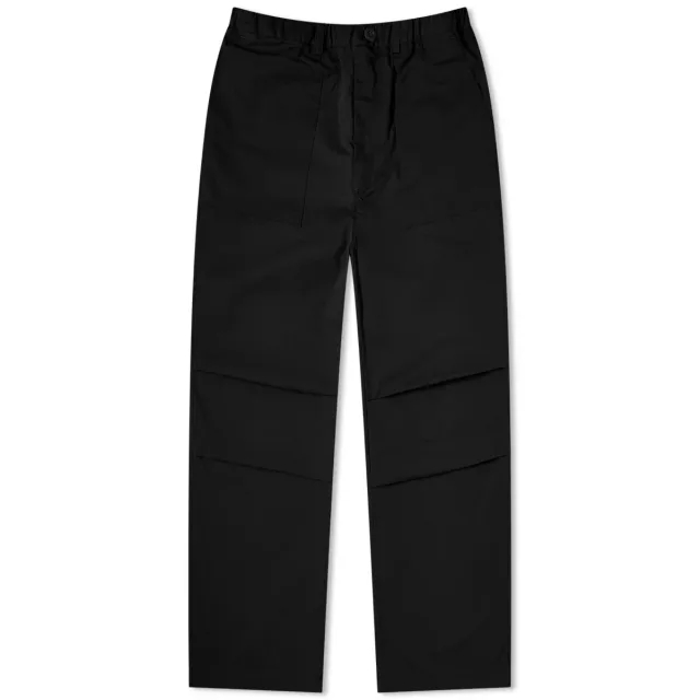 FrizmWORKS Men's Banding Wide Fatigue Trousers Black
