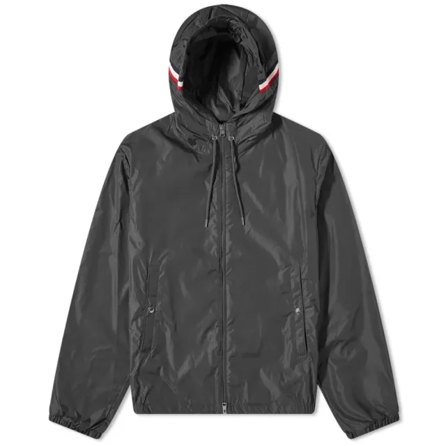 Moncler Men's Grimpeurs Zip Hooded Windbreaker Black