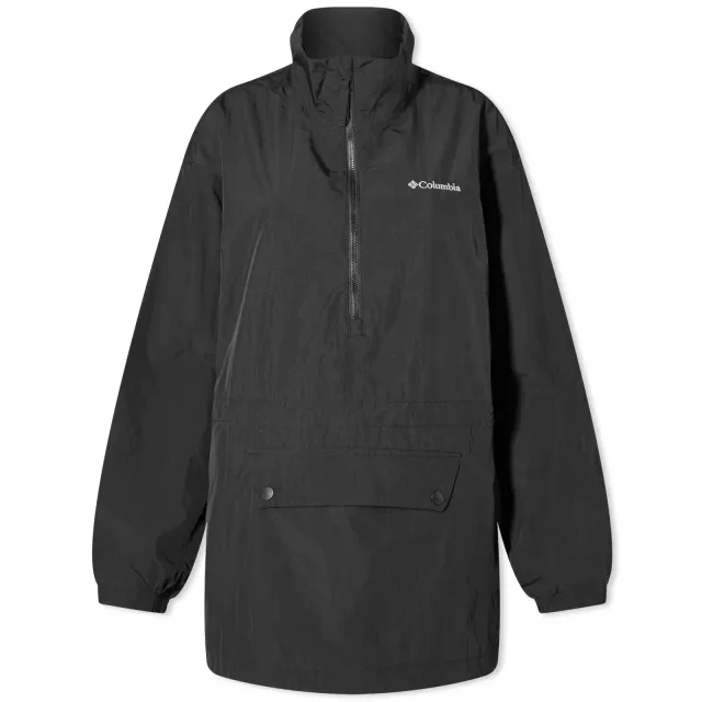 Columbia Women's Paracutie Anorak Windbreaker Black