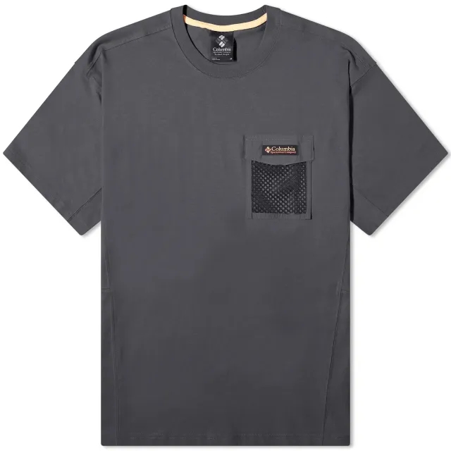 Columbia Painted Peak Knit SS Top - Shark