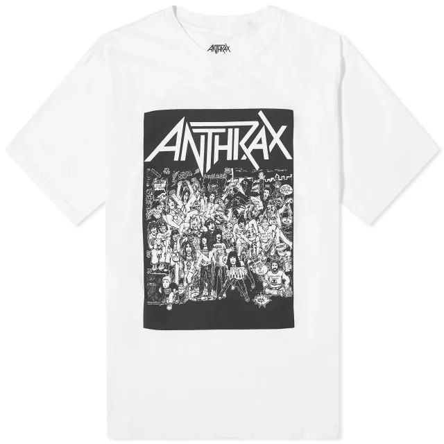Neighborhood Men's Anthrax No Frills T-Shirt White