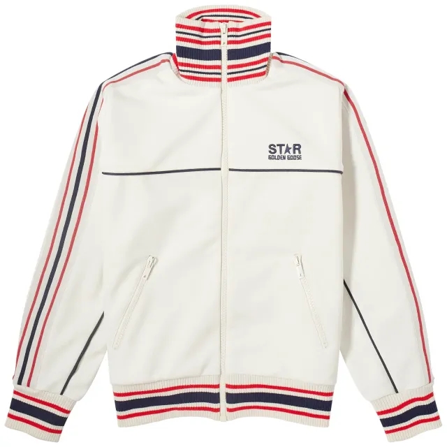 Golden Goose Women's Star Track Jacket Papyrus/Dark Blue