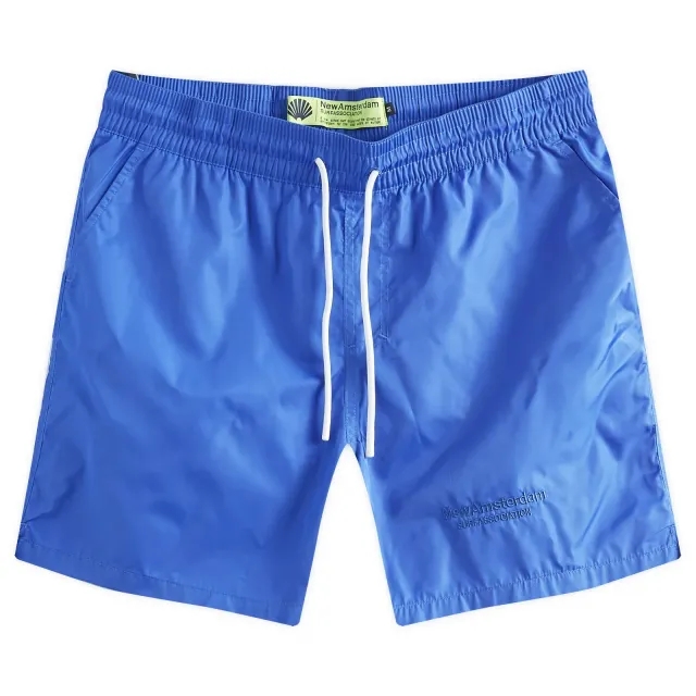 Quick New Amsterdam Surf Association Men's Logo Board Shorts Dazzleing Blue