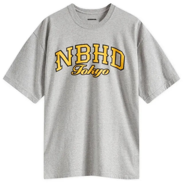 Neighborhood Men's 11 Printed T-Shirt Grey