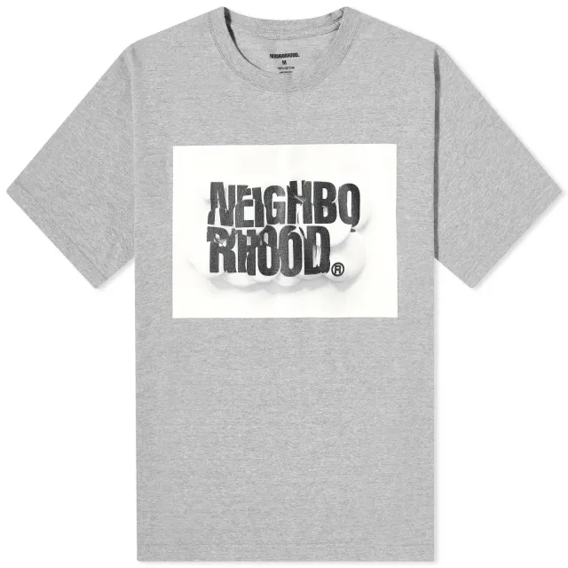 Neighborhood Men's 28 Printed T-Shirt Grey