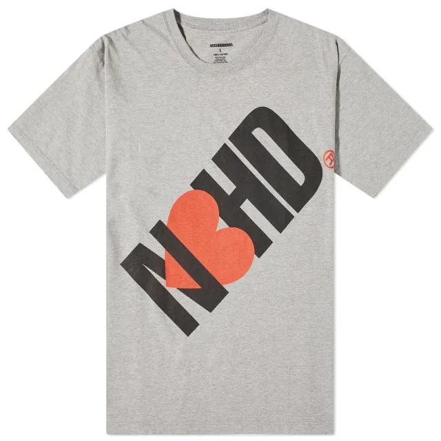 Neighborhood Men's 29 Printed T-Shirt Grey