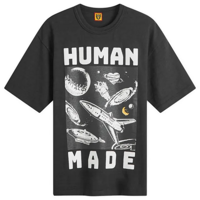 Human Made Men's Space Print T-Shirt Black