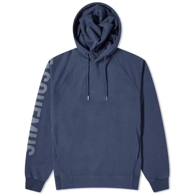 Jacquemus Men's Typo Hoodie Dark Navy