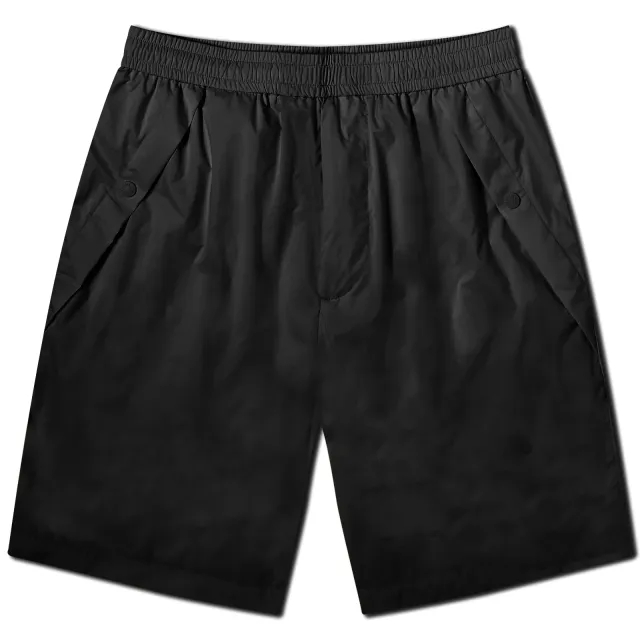 Moncler Men's Lightweight Nylon Shorts Black