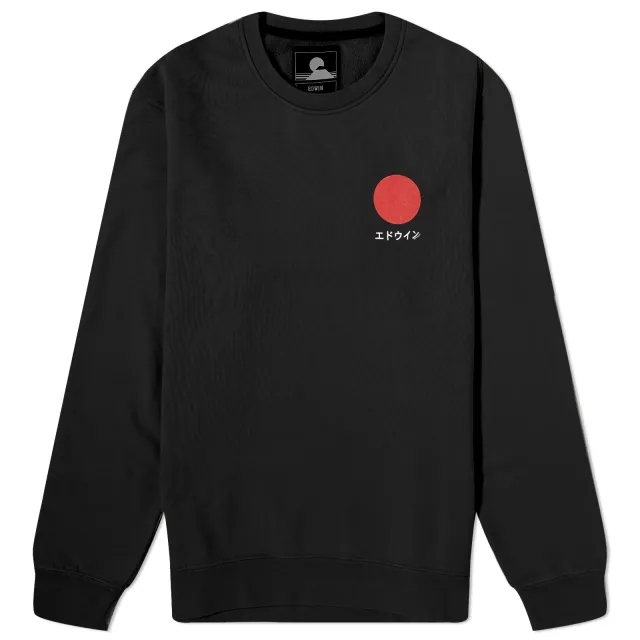 Edwin Japanese Sun Sweat - Black