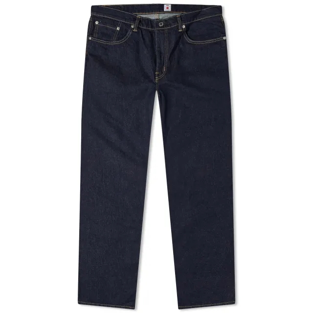 Edwin Men's Regular Tapered Jean Blue Rinsed