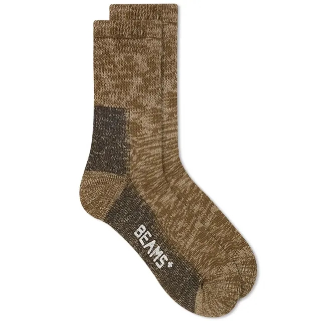 Beams Plus Men's Outdoor Sock Green