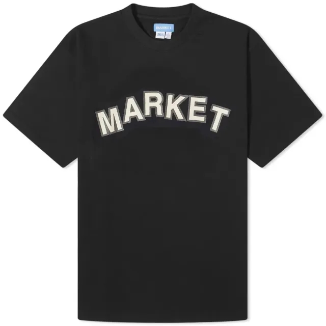 MARKET Men's Community Garden T-Shirt Washed Black