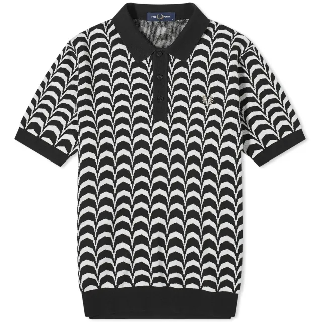 Fred Perry Jacquard Knitted Shirt