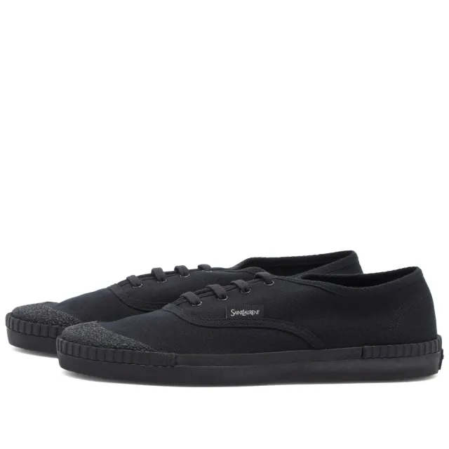 Saint Laurent Men's Verano Canvas Plimsole Black