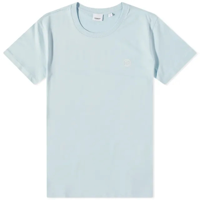 Burberry Men's Parker TB Circle Logo T-Shirt Blue