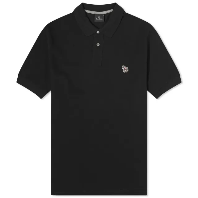 PS PAUL SMITH PS Paul Smith Zebra Regular Fit Polo Shirt - Black, Black