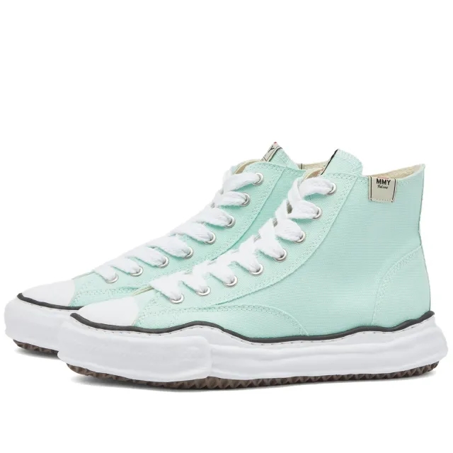 Maison MIHARA YASUHIRO Men's Peterson Original Sole Canvas Sneaker Light Blue