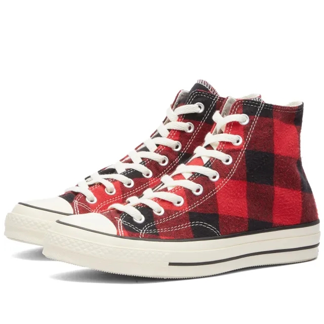 Converse Chuck 70 Hi Upcycled, Red