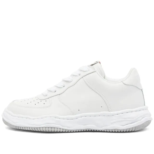 Maison MIHARA YASUHIRO Men's Wayne Original Low Top Leather Sneake White