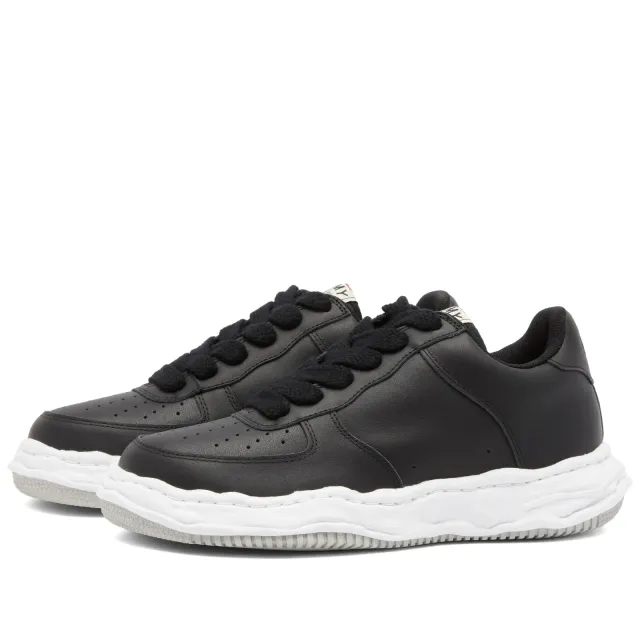 Maison MIHARA YASUHIRO Men's Wayne Original Low Top Leather Sneaker Black