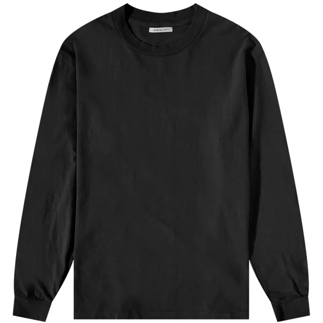 John Elliott Men's Long Sleeve University T-Shirt Black