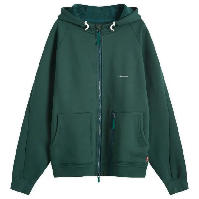 GOOPiMADE Men's GOOPiMADE Men's® “MEquip-H3” Mantle Logo Hooded Jacket Green
