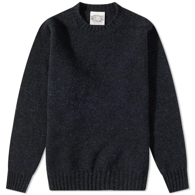 Jamieson's of Shetland Men's Crew Knit Cosmos