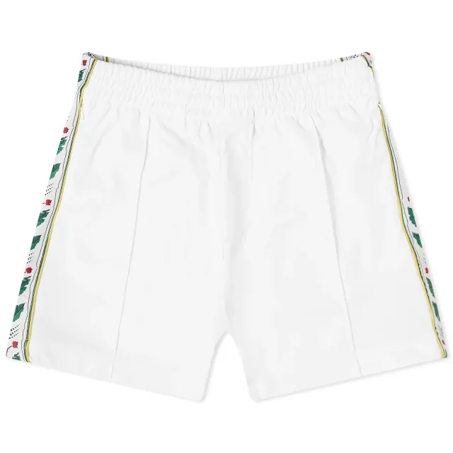 Casablanca Men's Laurel Track Shorts White