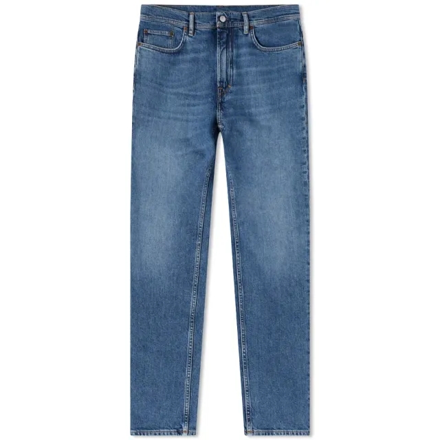 Acne Studios Men's North Skinny Fit Jean Mid Blue