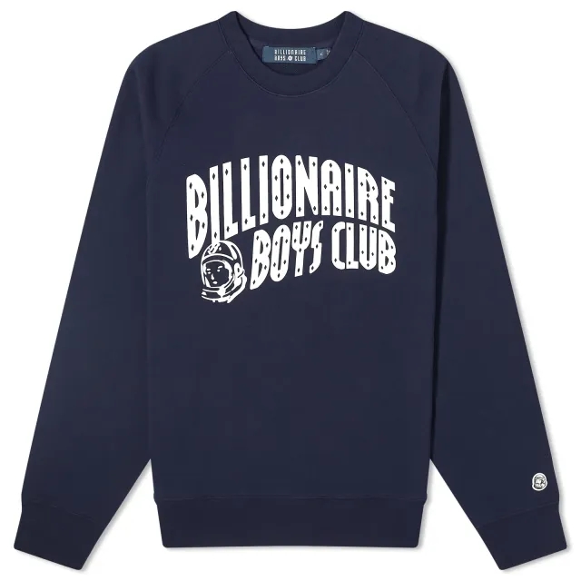 Billionaire Boys Club Men's Arch Logo Crewneck Sweatshirt Navy