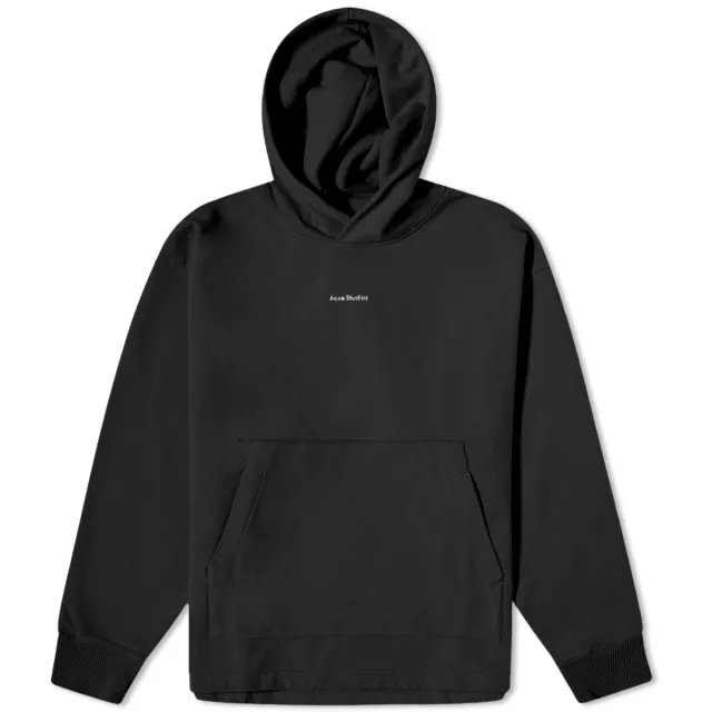 Acne Studios Men's Franklin Stamp Hoodie Black