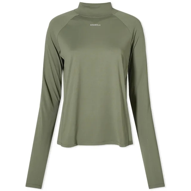 Adanola Women's Base Layer Long Sleeve Top Khaki