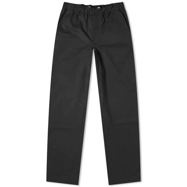 Norse Projects Men's Ezra Relaxed Twill Trouser Black