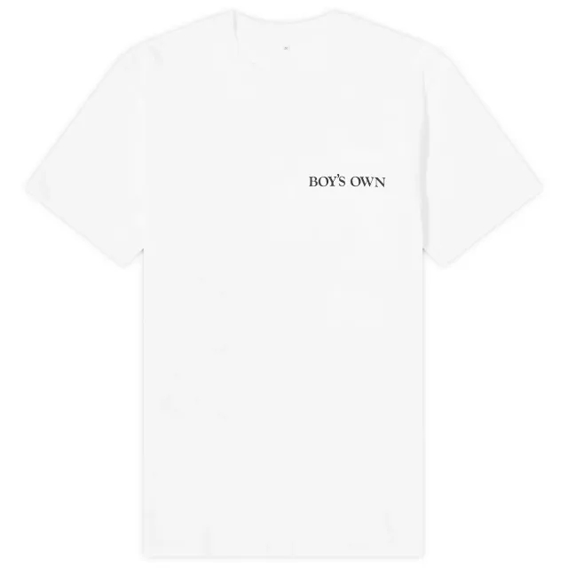 Boys Own Men's Would You Buy A  Scooter Print T-Shirt White
