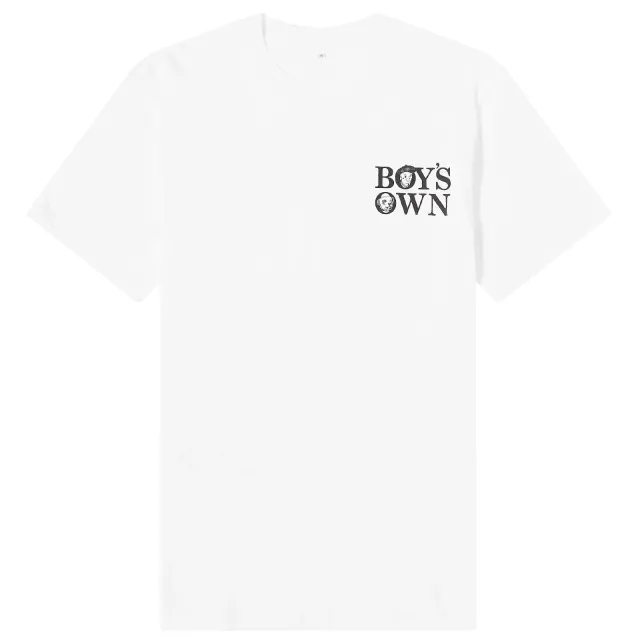 Boys Own Men's Barry Moon Cult Print T-Shirt White