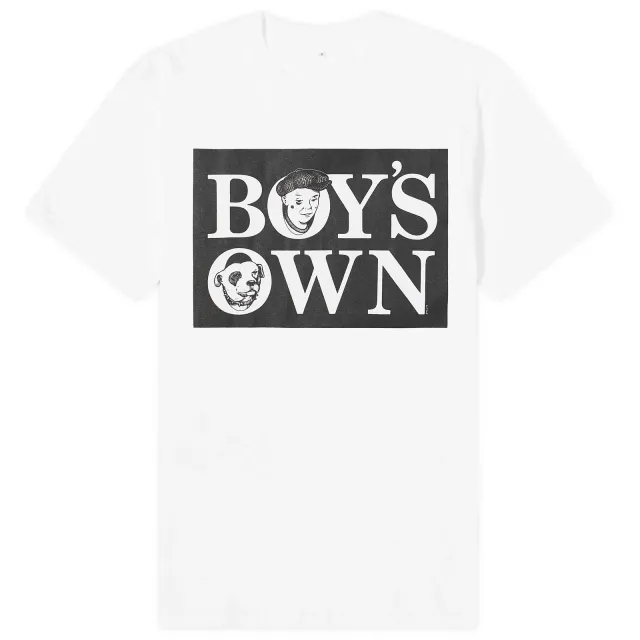 Asics Boys Own Men's Boy’s Own Classic Box Logo T-Shirt White