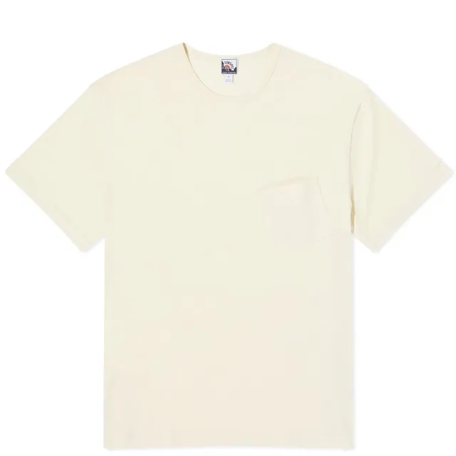 Sunspel Men's x Nigel Cabourn Pocket T-shirt Stone White