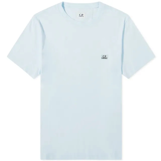 C.P. Company Men's 30/1 Jersey Logo T-Shirt Starlight Blue
