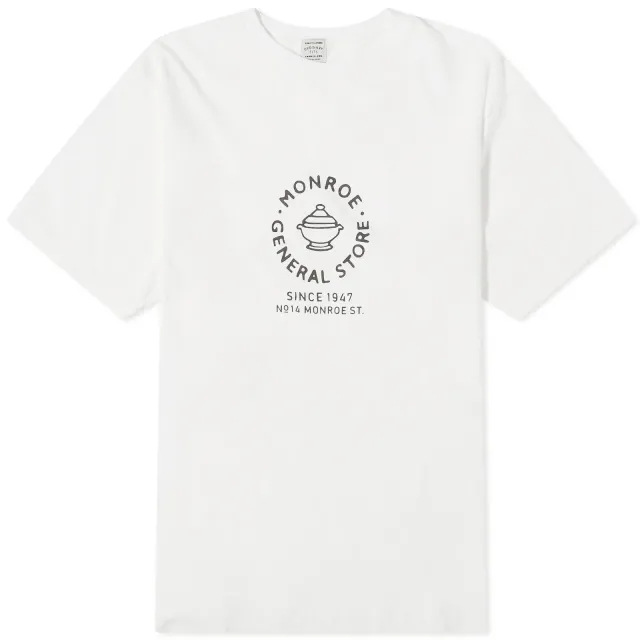 Ordinary Fits Men's Monroe General Store T-Shirt Off White