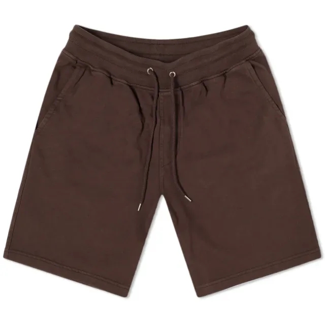 Colorful Standard Men's Classic Organic Sweat Shorts Coffee Brown