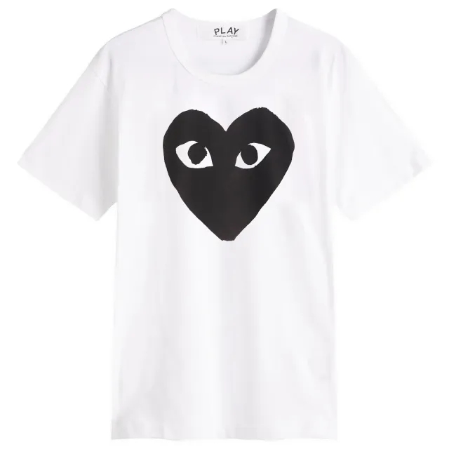 Comme des Garçons Play Comme des Garcons Play Heart Logo T-Shirt White/Black