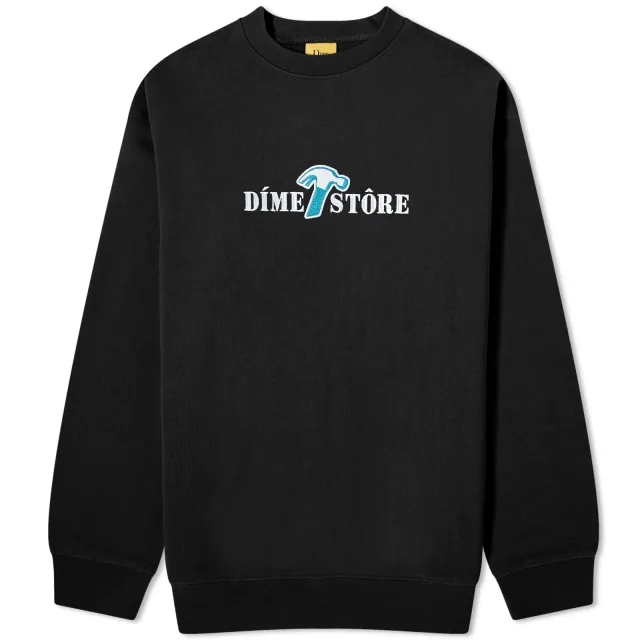 Dime Men's Reno Crew Sweat Black