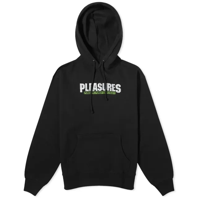 Pleasures Men's Punish Hoodie Black