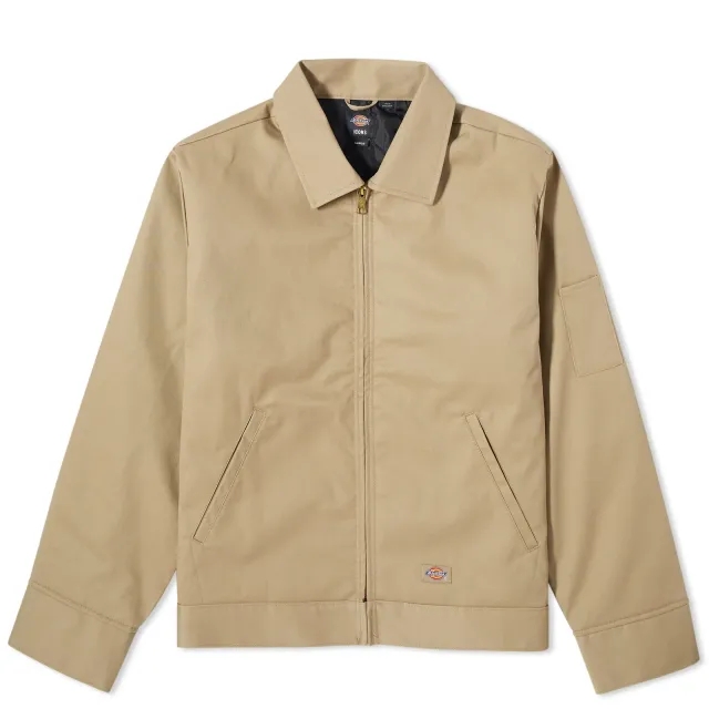 Dickies Men's Lined Eisenhower Jacket Khaki