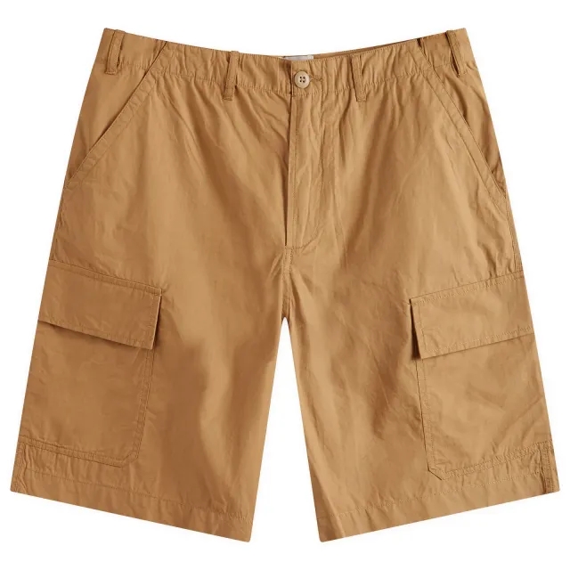 Universal Works Men's Broad Cloth Cargo Shorts Sand