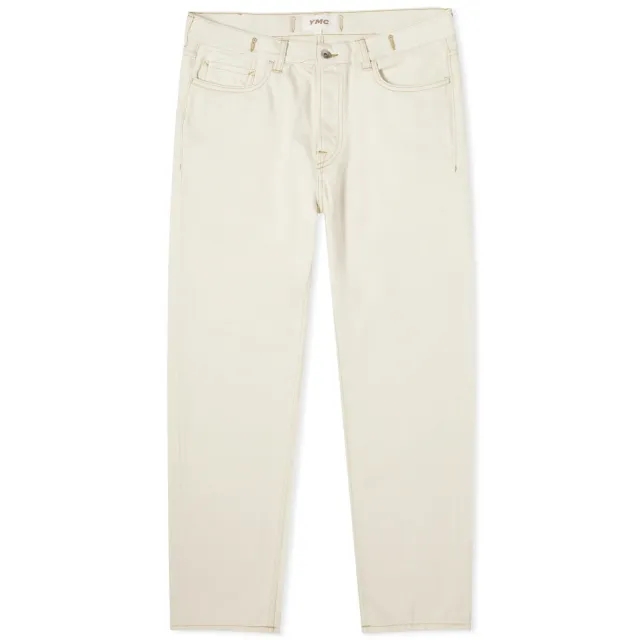 YMC Men's Tearaway Jean Ecru